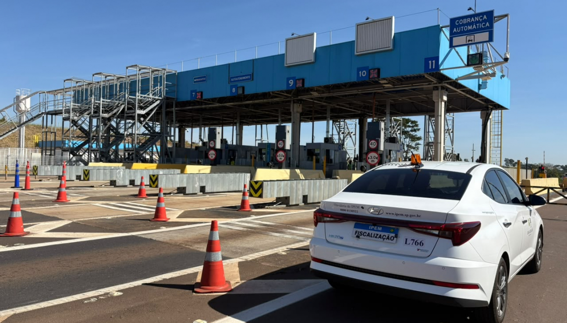 Em Santa Mercedes e Pacaembu, Ipem-SP verifica radares na rodovia SP-294
